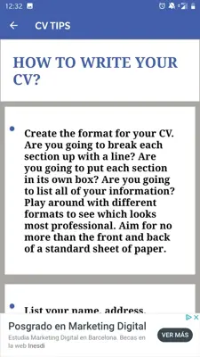 CV MAKER PLUS android App screenshot 1