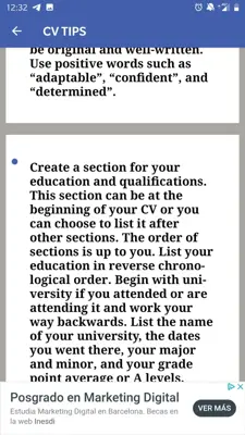 CV MAKER PLUS android App screenshot 3