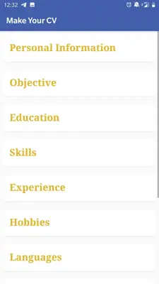 CV MAKER PLUS android App screenshot 4